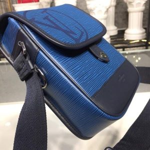 LV Messenger Bag Epi Leather Blue