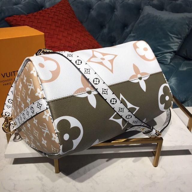 LV Speedy Bandouliere 30 Monogram Geant White - Image 3