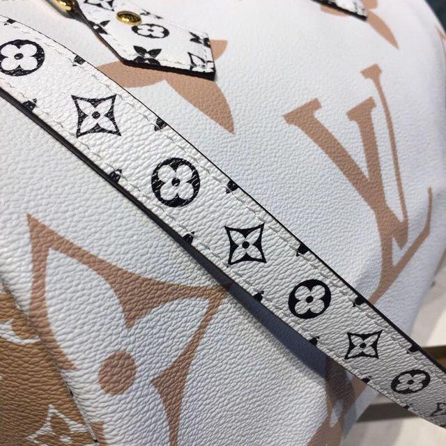 LV Speedy Bandouliere 30 Monogram Geant White - Image 4
