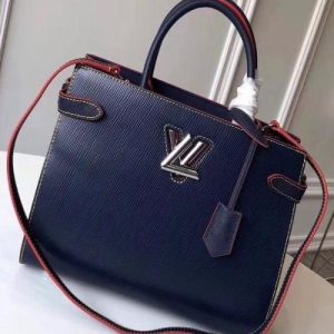 LV Twist Tote Epi Leather Indigo