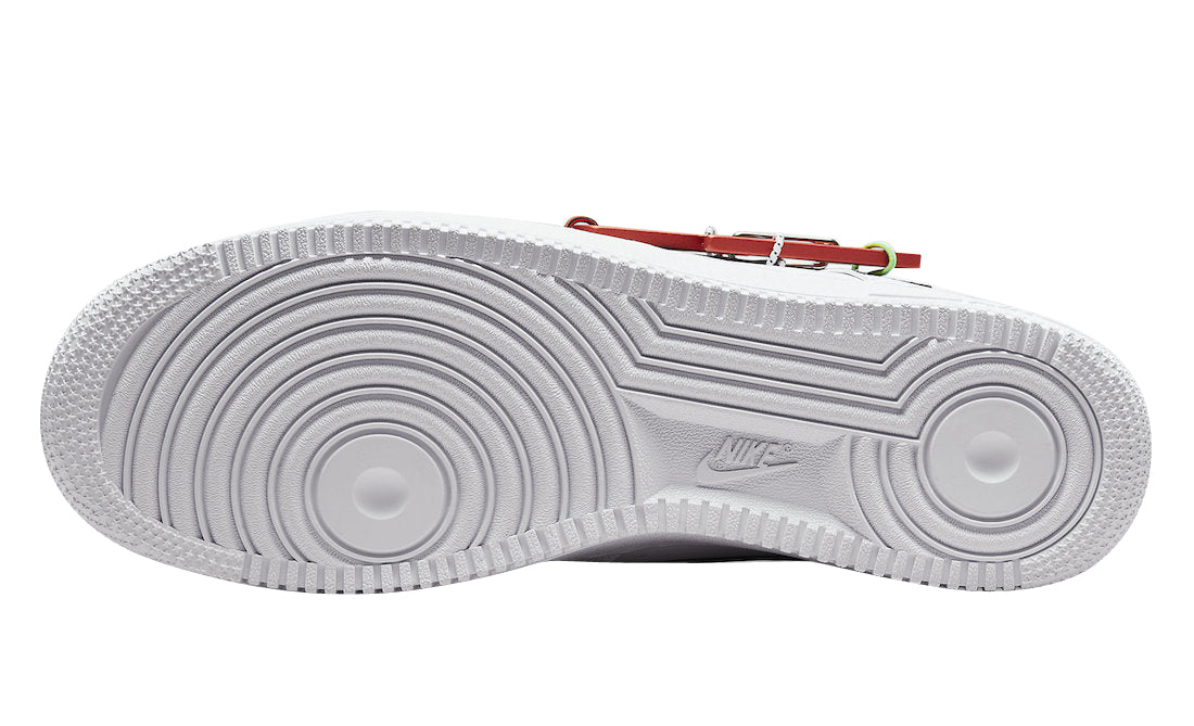 Air Force 1 Low Carabiner Swoosh “White Habanero Red” - Image 6