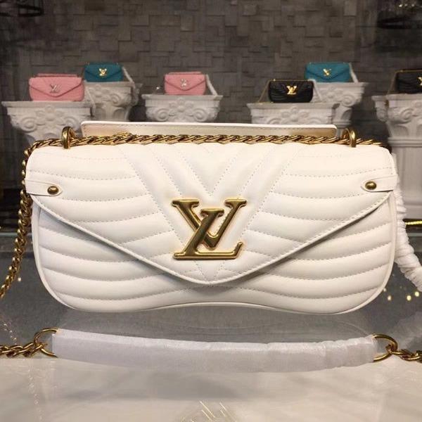LV New Wave Chain Bag MM White - Image 3