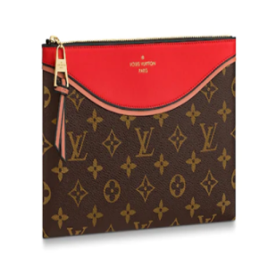 LV Pochette Tuileries Monogram Canvas Kabuki Red