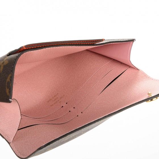 LV Jeanne Wallet Monogram Rose Ballerine Pink - Image 3