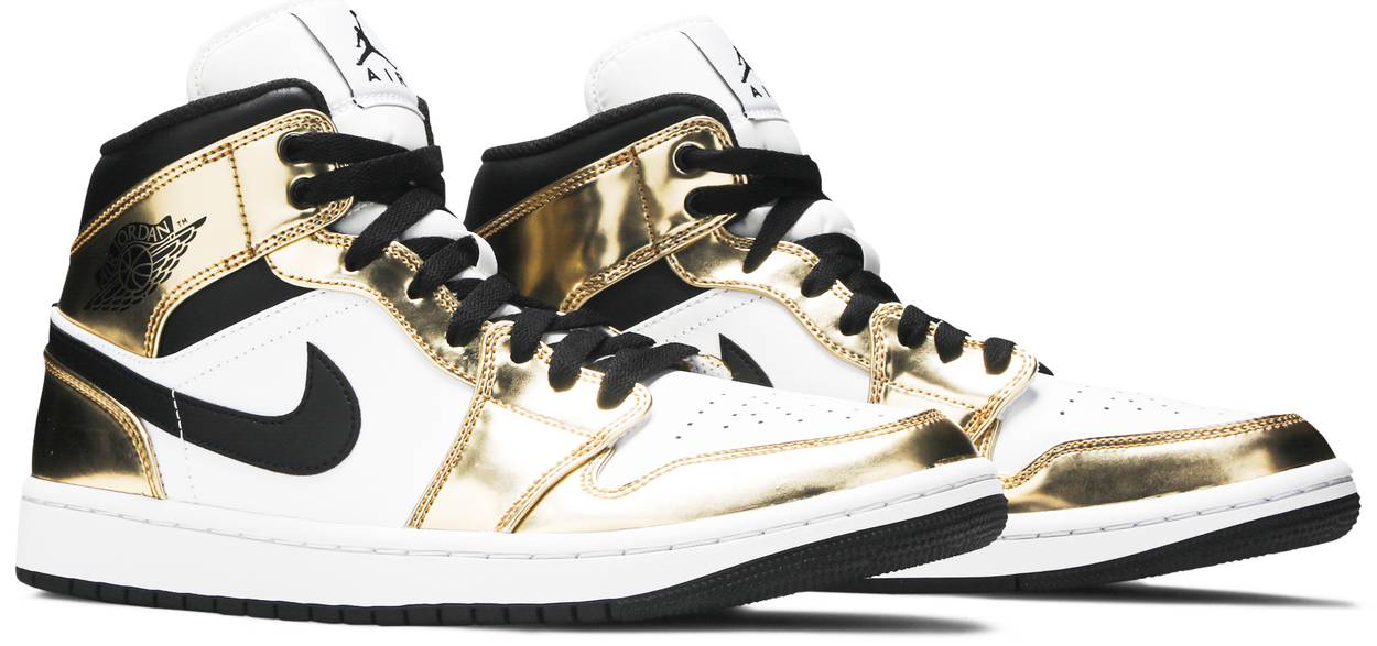 Air Jordan 1 Mid SE 'Metallic Gold' - Image 2