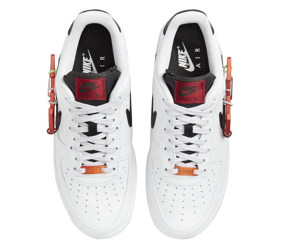 Air Force 1 Low Carabiner Swoosh “White Habanero Red” - Image 5