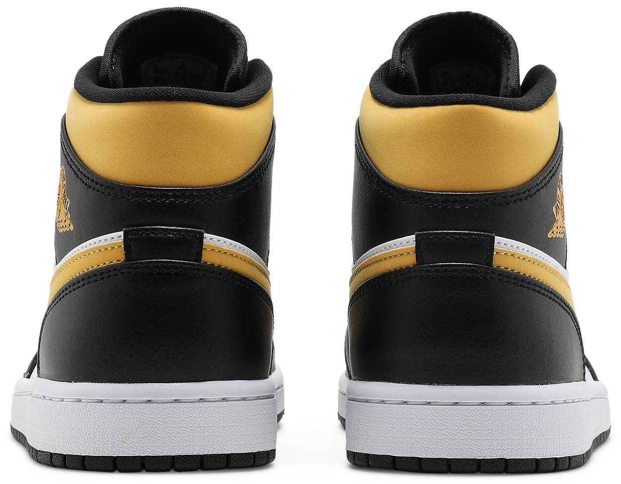 Air Jordan 1 Mid 'Black University Gold' - Image 3