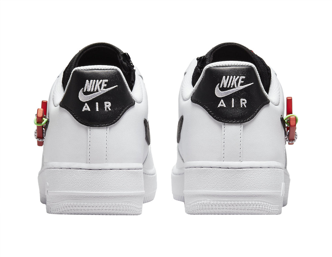 Air Force 1 Low Carabiner Swoosh “White Habanero Red” - Image 3