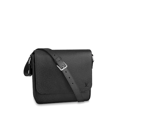 LV Roman PM Taiga Leather Noir - Image 3