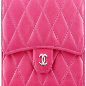 Chanel Classic Long Flap Wallet Pink
