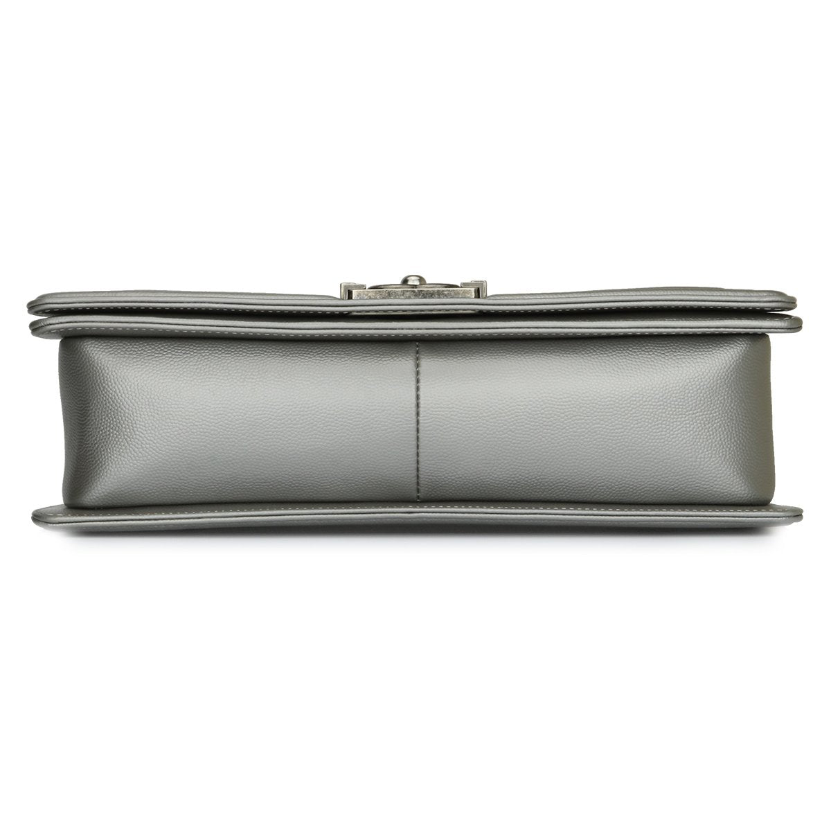 Chanel Boy Handbag Grey - Image 4