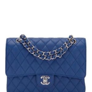 Chanel Wallet On Chain – WOC Golden Class Calfskin Dark Blue