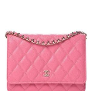 Chanel Wallet On Chain Pink