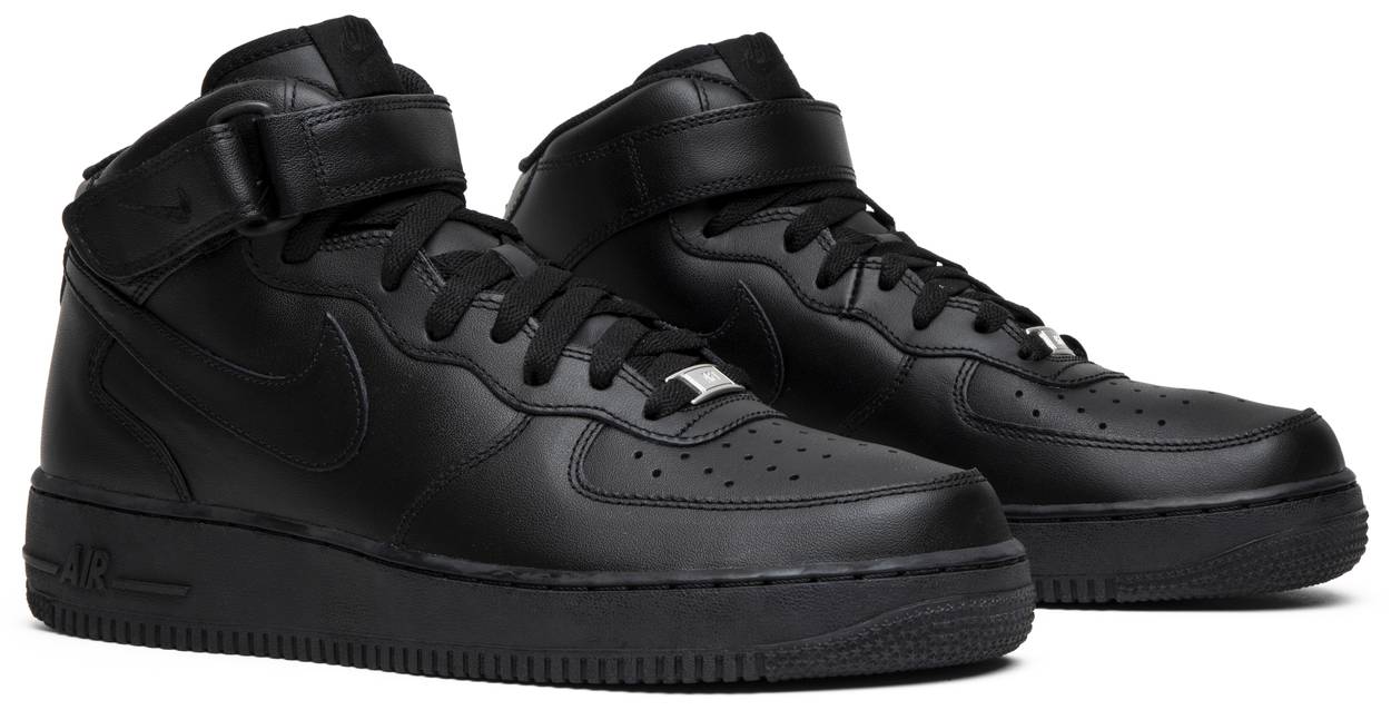 Air Force 1 Mid '07 “Triple Black” - Image 2