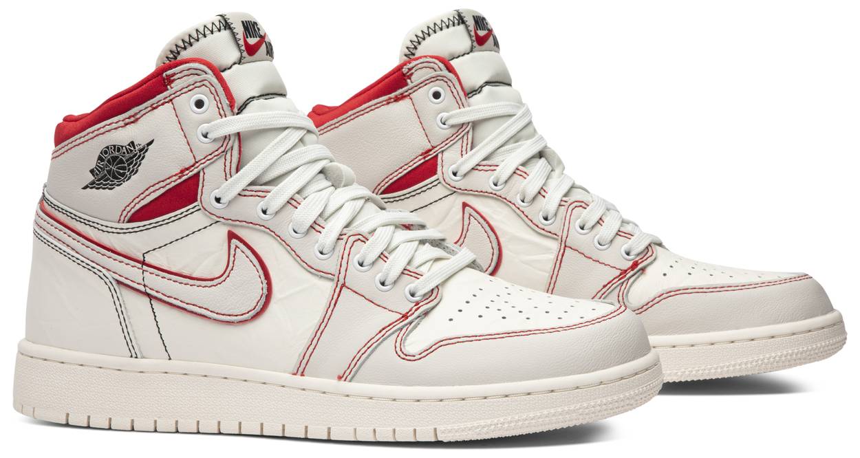 Air Jordan 1 Retro High Phantom Gym Red - Image 2