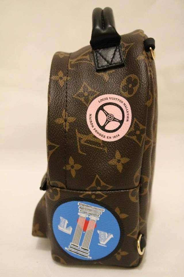 LV Palm Springs World Tour Backpack Mini Monogram - Image 3