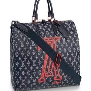 LV Keepall Bandouliere 50 Upside Canvas
