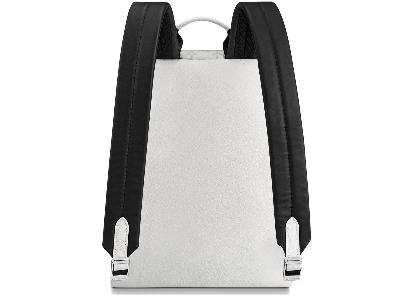 LV Discovery Backpack PM Taiga Leather Monogram White - Image 2