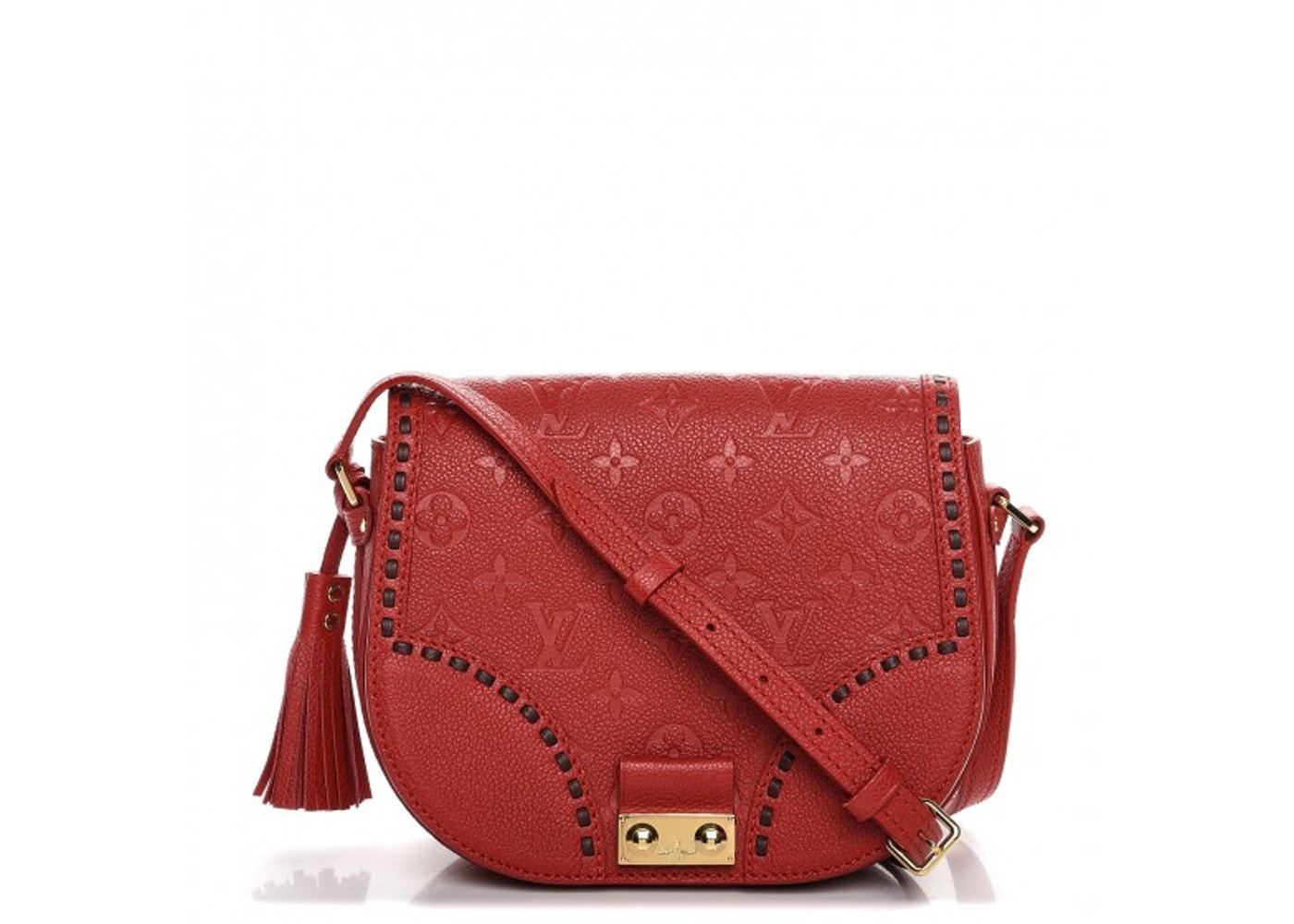 LV Junot Monogram Empreinte Leather Cerise - Image 4