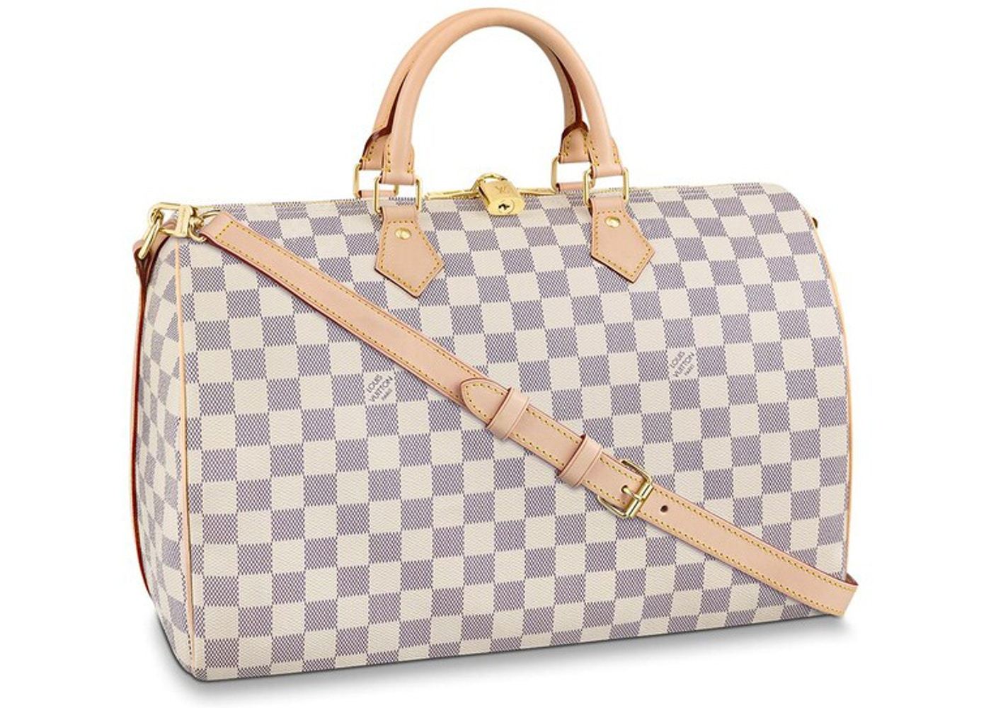 LV Speedy Bandouliere 35 Damier Azur Canvas - Image 4