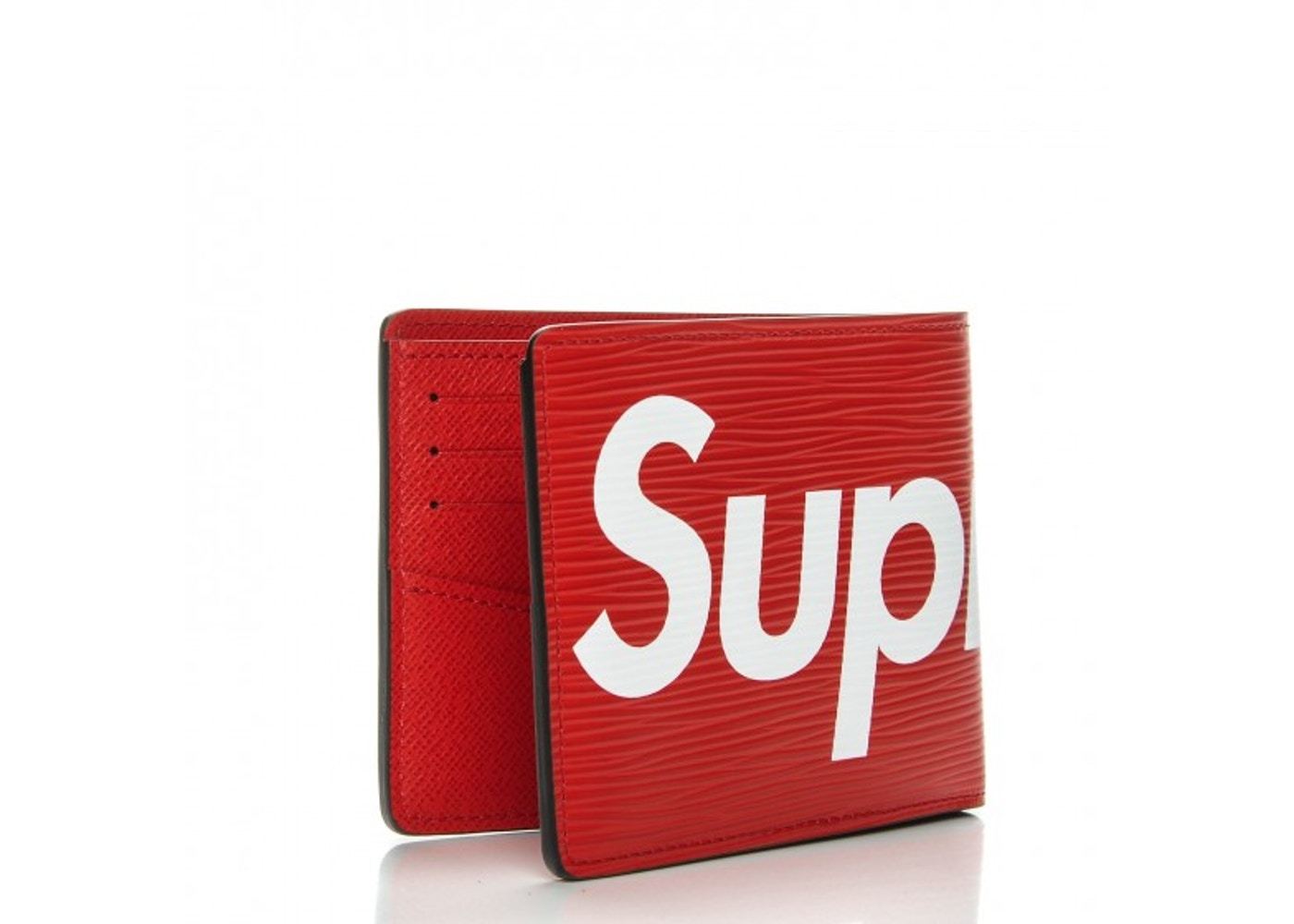 Louis Vuitton x Supreme Clutch Epi Red - Image 4