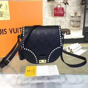 LV Junot Monogram Empreinte Leather Noir