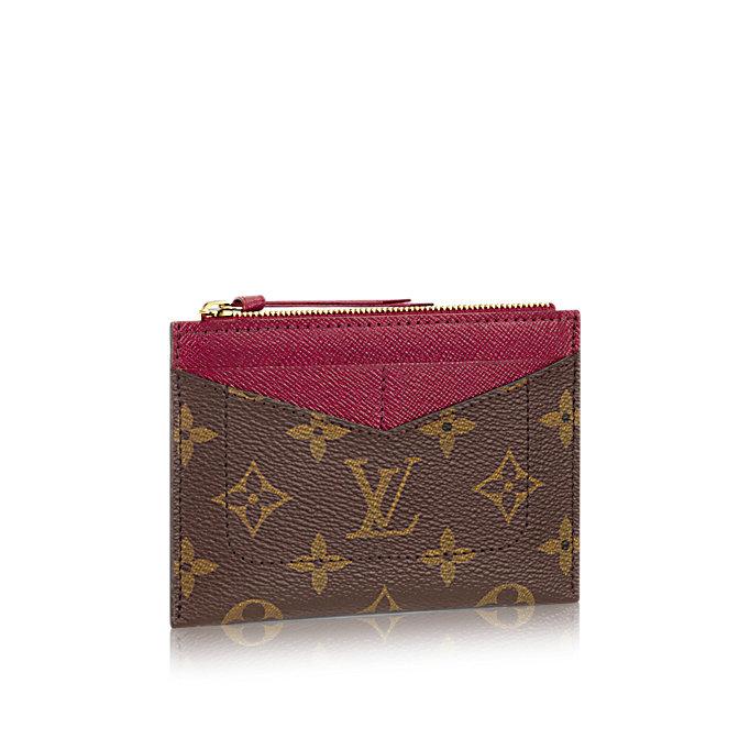 LV Zipped Card Holder Monogram Raisin Purple - Image 3