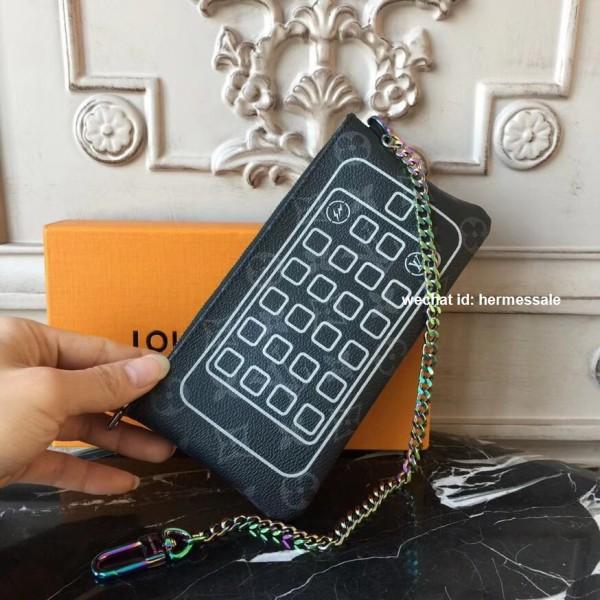 LV iPhone Pouch Monogram Eclipse Flash - Image 2