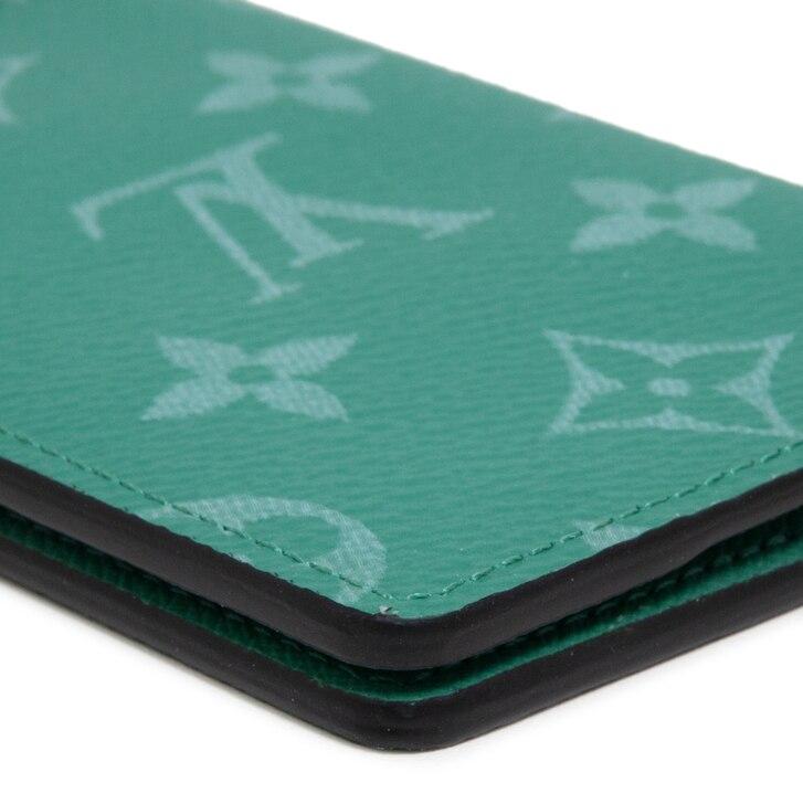 LV Pocket Organiser Taiga Monogram Vert - Image 3