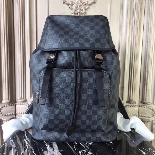 LV Zack Backpack Damier Graphite Canvas - Image 4