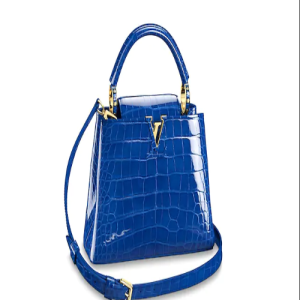 LV Capucines BB Crocodilien Brillant Ocean Blue