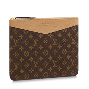 LV Daily Pouch Monogram Sesame