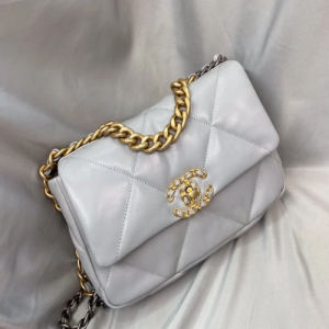 Chanel 19 Maxi Flap Bag White