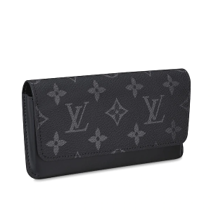 LV Glasses Case Monogram Eclipse Black