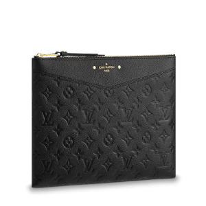 LV Daily Pouch Monogram Empreinte Black