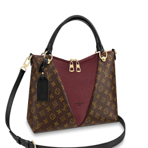 LV V Tote MM Monogram Bordeaux