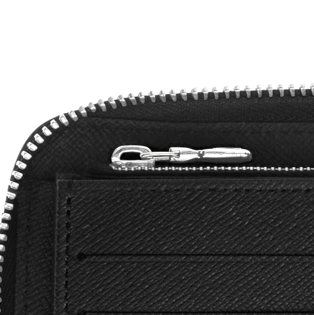 LV Zippy Organizer Taiga Leather Black - Image 2
