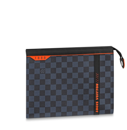 LV Pochette Voyage MM Damier Cobalt Canvas - Image 2