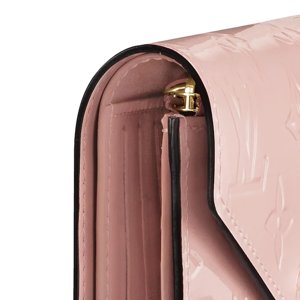 LV Victorie Wallet Monogram Vernis Leather Rose Ballerine - Image 2