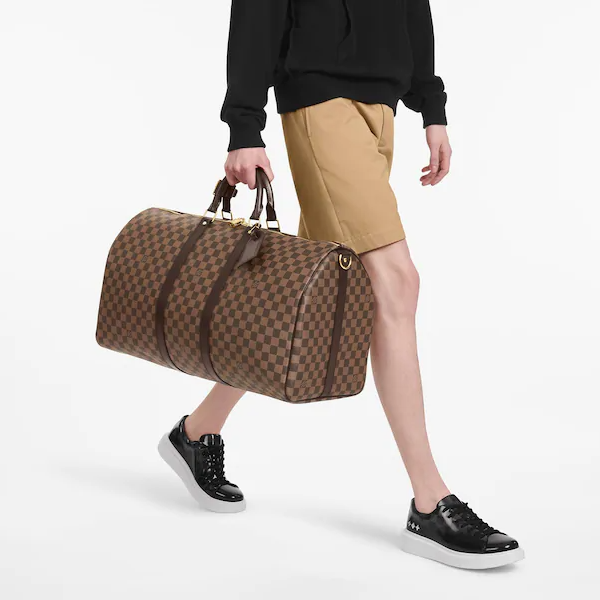 lv keepall bandouliere 55 damier ebene - Image 2