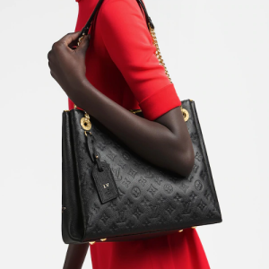 LV Surene MM Monogram Empreinte Leather Noir