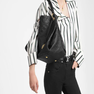 lv artsy mm monogram empreinte leather black