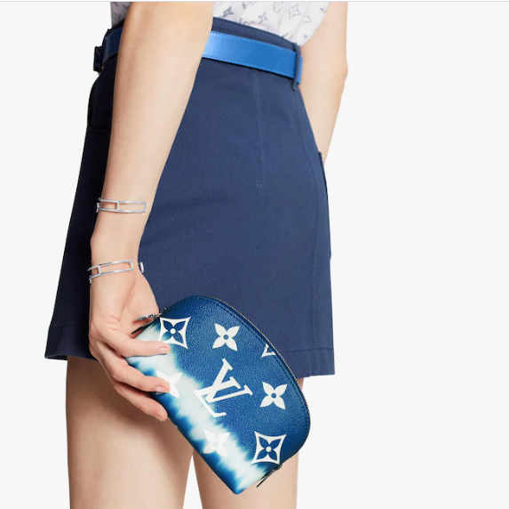 LV Escale Pochette Cosmetique Bleu - Image 2