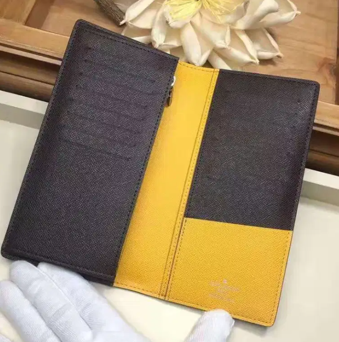 LV Brazza Wallet Epi Leather Blue - Image 3