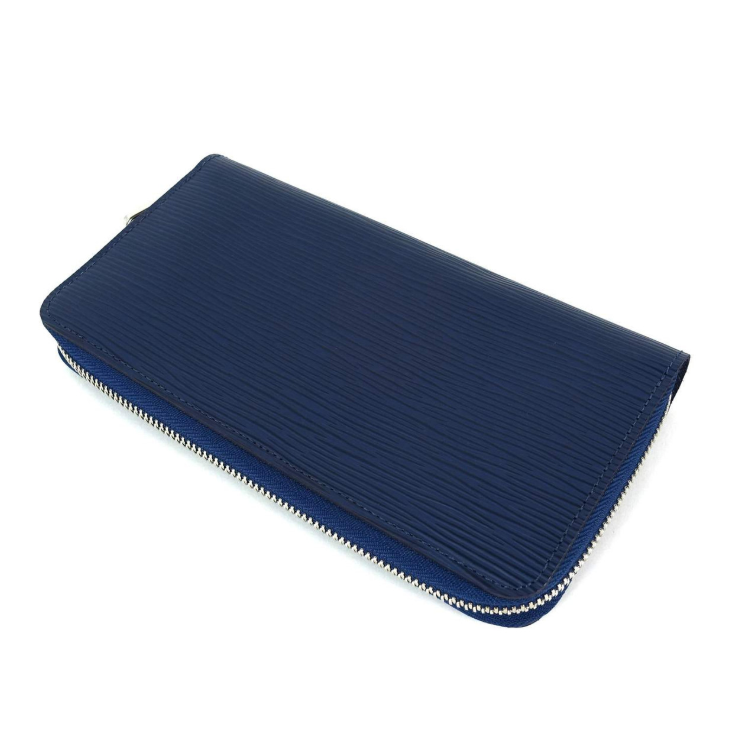 LV Zippy Organizer Epi Leather Navy - Image 4
