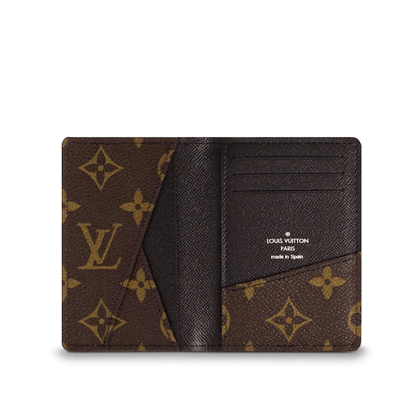 lv pocket organizer monogram macassar canvas black - Image 4