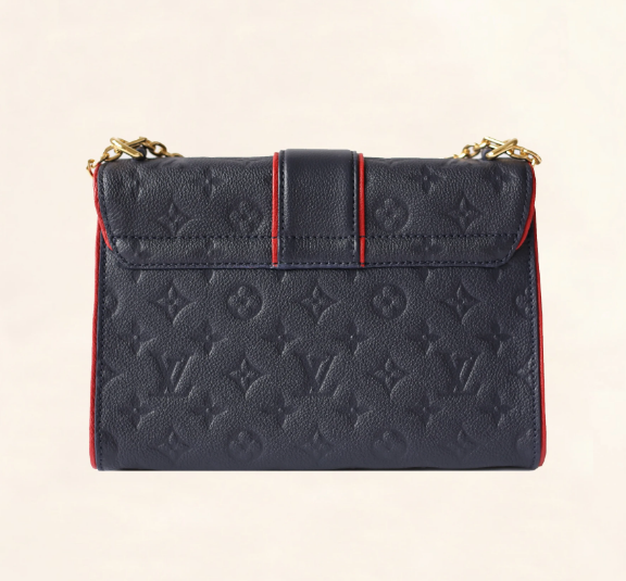 LV Saint Sulpice PM Monogram Empreinte Leather Marine Rouge - Image 3