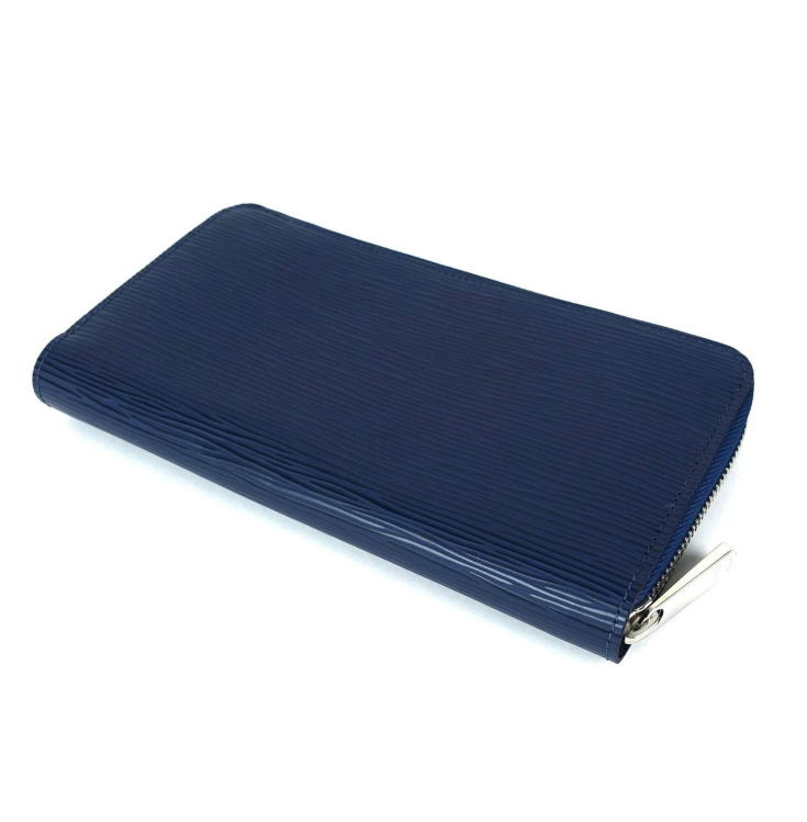 LV Zippy Organizer Epi Leather Navy - Image 5
