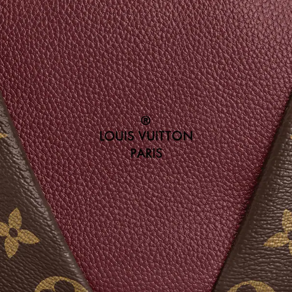 LV V Tote MM Monogram Bordeaux - Image 5