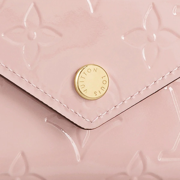 LV Victorie Wallet Monogram Vernis Leather Rose Ballerine - Image 5